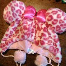 Boné de ventilador Minnie Mouse fita padrão leopardo rosa Tóquio Disney Resort Limited comprar usado  Enviando para Brazil
