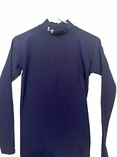 Under Armour Fitted Compression Top Nylon Stretch Turtleneck Blue  SIZE SMALL, used for sale  Shipping to South Africa