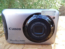 Used, Canon PowerShot A490 10.0MP Digital Camera - Silver FOR REPAIR AS IS PARTS for sale  Shipping to South Africa