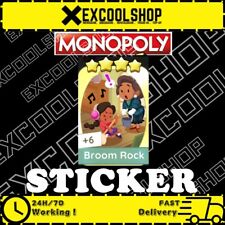 Conjunto de adesivos Monopoly GO Broom Rock 4⭐⭐⭐⭐ Golden Blitz 19⭐ENTREGA RÁPIDA⭐ comprar usado  Enviando para Brazil