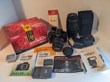 Canon EOS Rebel XTi 400d EFS 18-55mm EF 70-300mm Speedlite 430EX Working Lot for sale  Shipping to South Africa