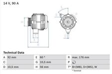 Bosch 0986038170 generator gebraucht kaufen  Bautzen-Umland II