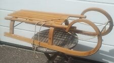 Vintage wooden sleigh for sale  NEWPORT