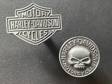 Perillas de metal genuinas para motocicleta Harley-Davidson (juego 2) *RARAS* segunda mano  Embacar hacia Mexico