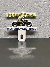Placa de metal Goodyear pneus de motocicleta topper estação de serviço de vendas placa de óleo gasolina comprar usado  Enviando para Brazil