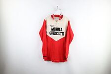 Usado, Camiseta deportiva de ciclismo de colección de los años 70 de Guerciotti para hombre mediana mezcla de lana en dificultades segunda mano  Embacar hacia Argentina