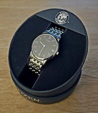 Relógio masculino Citizen Stiletto Eco-Drive mostrador preto aço inoxidável G820-S074959 comprar usado  Enviando para Brazil