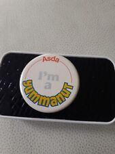 Asda vintage badge for sale  WITHAM