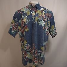 Camisa polo masculina Reyn Spooner bolso XL havaiana floral estampa reversa ajuste clássico comprar usado  Enviando para Brazil