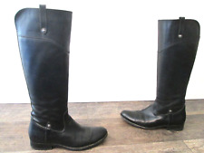 Botas de montar Frye Melissa Button para mujer de cuero negras talla 8,5 segunda mano  Embacar hacia Argentina