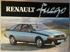Renault fuego brochure for sale  BOURNE