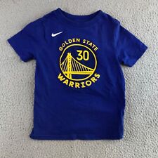 Camisa Golden State Warriors Curry #30 Jóvenes Niños Grande 7 Azul Logotipo de la NBA segunda mano  Embacar hacia Argentina