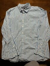 Tommy Hilfiger Men's XL Blue White Striped Shirt Long Sleeve comprar usado  Enviando para Brazil