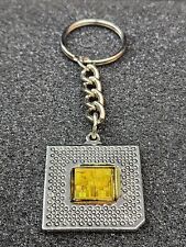 Used, Vintage Intel Pentium Processor Chip Key Chain '92 EUC Silver Tone Embedded Chip for sale  Shipping to South Africa
