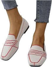 Sapatos baixos Bacia- Mocassins de malha confortáveis para negócios, tamanho: 10,5 M, branco, usado comprar usado  Enviando para Brazil