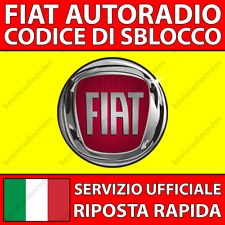 Fiat radio codice usato  Roma