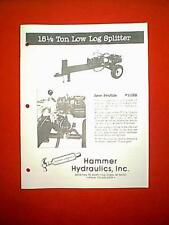 Hammer hydraulics ton for sale  Lehighton