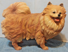 Playful Pomeranian Dog Danbury Mint 10 inch Ceramic Figurine for sale  Shipping to South Africa