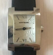 \MONTBLANC Profile 7047 relógio feminino com face champanhe e pulseira de couro preto, usado comprar usado  Enviando para Brazil