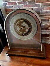 Reloj de colección Verichron avión estante de segunda mano abrigo base de madera vintage, usado segunda mano  Embacar hacia Argentina