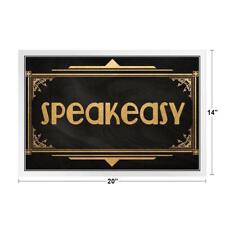 Speakeasy sign black for sale  Mount Vernon