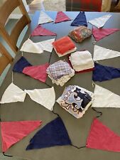 Homemade flag bunting for sale  PORTHCAWL