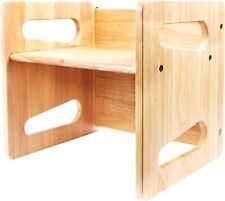 Mesa/silla Montessori (15 pulgadas) - silla/mesa de madera maciza multiuso segunda mano  Embacar hacia Argentina