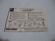Instruction sheet amt for sale  Baltic