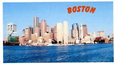 BOSTON SKYLINE FRIDGE MAGNET 3.5" X 2" for sale  Shipping to South Africa