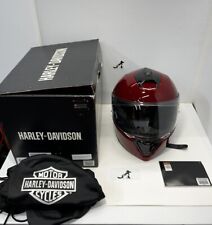 Capacete modular Harley Davidson Capstone Sun Shield II H31 - vermelho bilhar médio  comprar usado  Enviando para Brazil