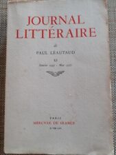 Journal littéraire 1961 d'occasion  Menton