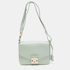 Furla Mint Green Leather Metropolis Shoulder Bag for sale  Shipping to South Africa
