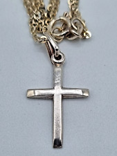 solid silver crucifix for sale  LEIGHTON BUZZARD