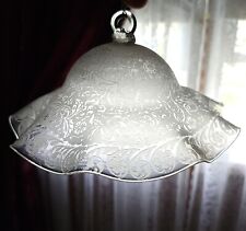Victorian etched floral for sale  Saranac