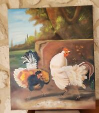 Tableau peinture coq d'occasion  Breuvannes-en-Bassigny