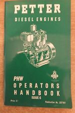 Petter phw diesel for sale  Shipping to Ireland