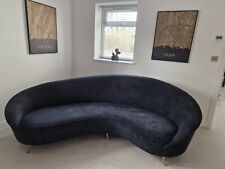 Black curved chenille for sale  MALVERN