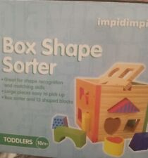 Kids wooden box for sale  MANCHESTER