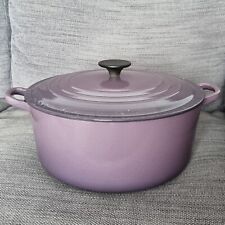 Le Creuset cast iron round casserole 28cm purple/amethyst good condition for sale  Shipping to South Africa