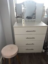 White chest drawers for sale  ROCHDALE