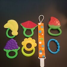 Baby Love CO Brinquedos para Dentição 5 Peças Silicone Frutas Multicoloridas FDA NOVO comprar usado  Enviando para Brazil