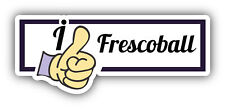 Adesivo de vinil I Love Frescoball Thumb Up decalque para parachoque de carro comprar usado  Enviando para Brazil
