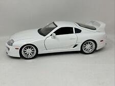 1:18 Jada Fast and Furious Brian's 1995 Toyota Supra white, used for sale  Shipping to South Africa