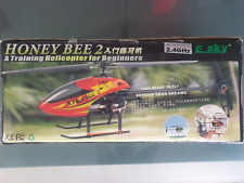 ESKY Honey Bee 2 helicóptero de controle remoto 4 canais CCPM com muitas peças de reposição como novo comprar usado  Enviando para Brazil