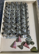 Kit de decoração de bolo vintage ferramentas pontas de tubulação em suporte deslizante comprar usado  Enviando para Brazil