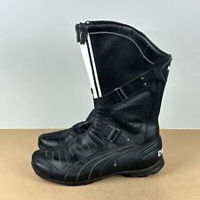 Botas de Montar de Motocicleta Puma Dugati para Hombre 9 Cuero Negro con Cremallera Lateral segunda mano  Embacar hacia Argentina