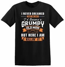 Old Grumpy Man Killing It T Shirt Retirement Retired Grandad Birthday Top Tee for sale  Shipping to South Africa