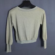 Project Social T Women Pullover Sweater Top Shirt XS Green Boat Neck Soft Casual for sale  Shipping to South Africa