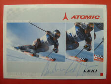 -ö- Andreas Schifferer AUT (sci alpino), cartolina autografata ATOMICA, usato usato  Spedire a Italy