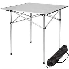 Occasion, Table de camping de jardin pliable pliante en aluminium portable 70x70x70cm d'occasion  Rognac